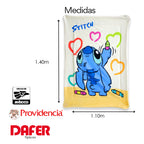 Cobertor Edredón Cunero Para Bebé 1.10mx1.40m Providencia® Stitch