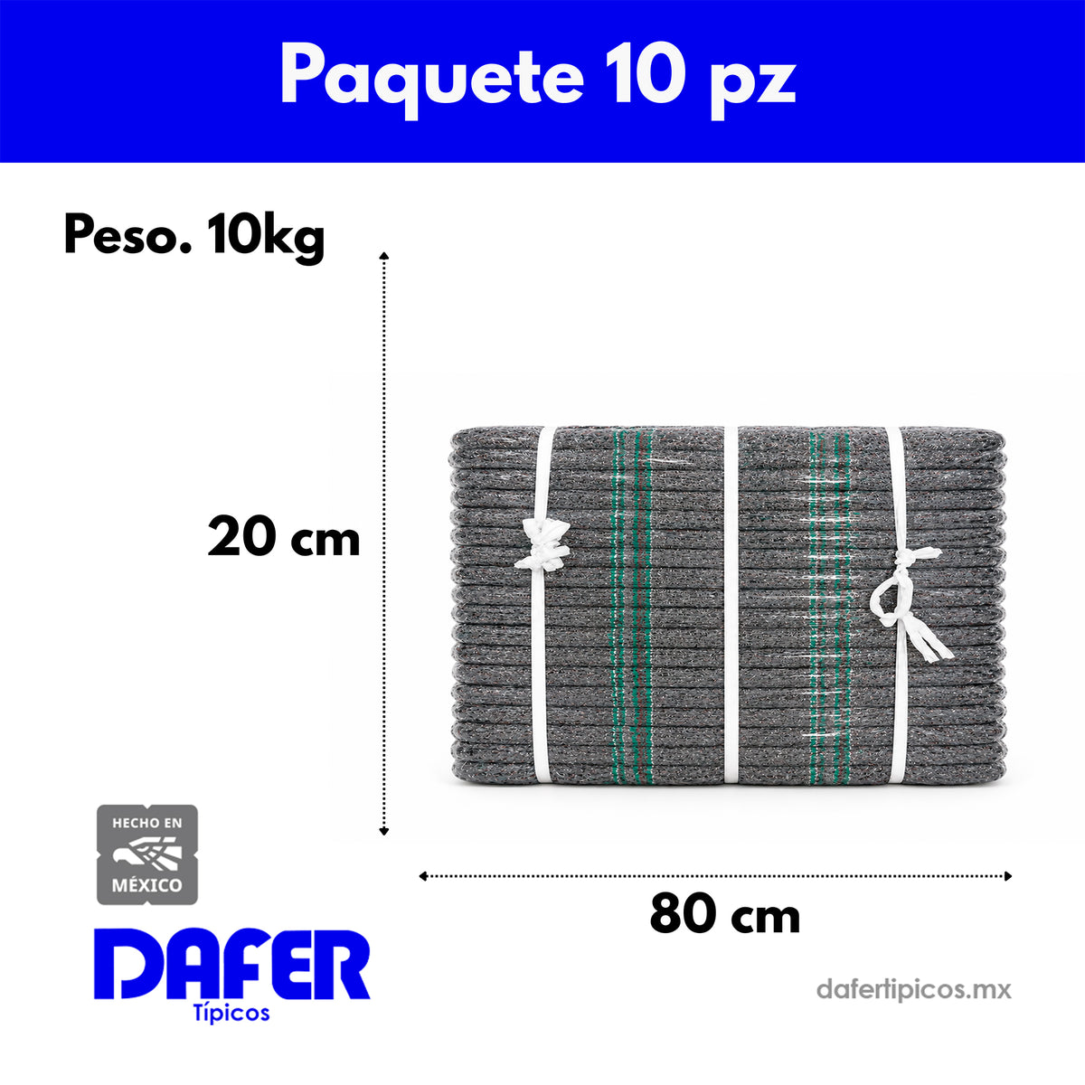 Cobija Tilma Tradicional Multiusos Económica Mayoreo 10 Pz Puntas