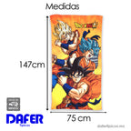 Toalla De Medio Baño 75x150 Cm Microfibra Providencia® Dragon Ball Z