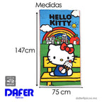 Toalla De Medio Baño 75x150 Cm Microfibra Providencia® Hello Kitty
