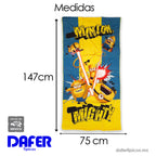 Toalla De Medio Baño 75x150 Cm Microfibra Providencia® Minions