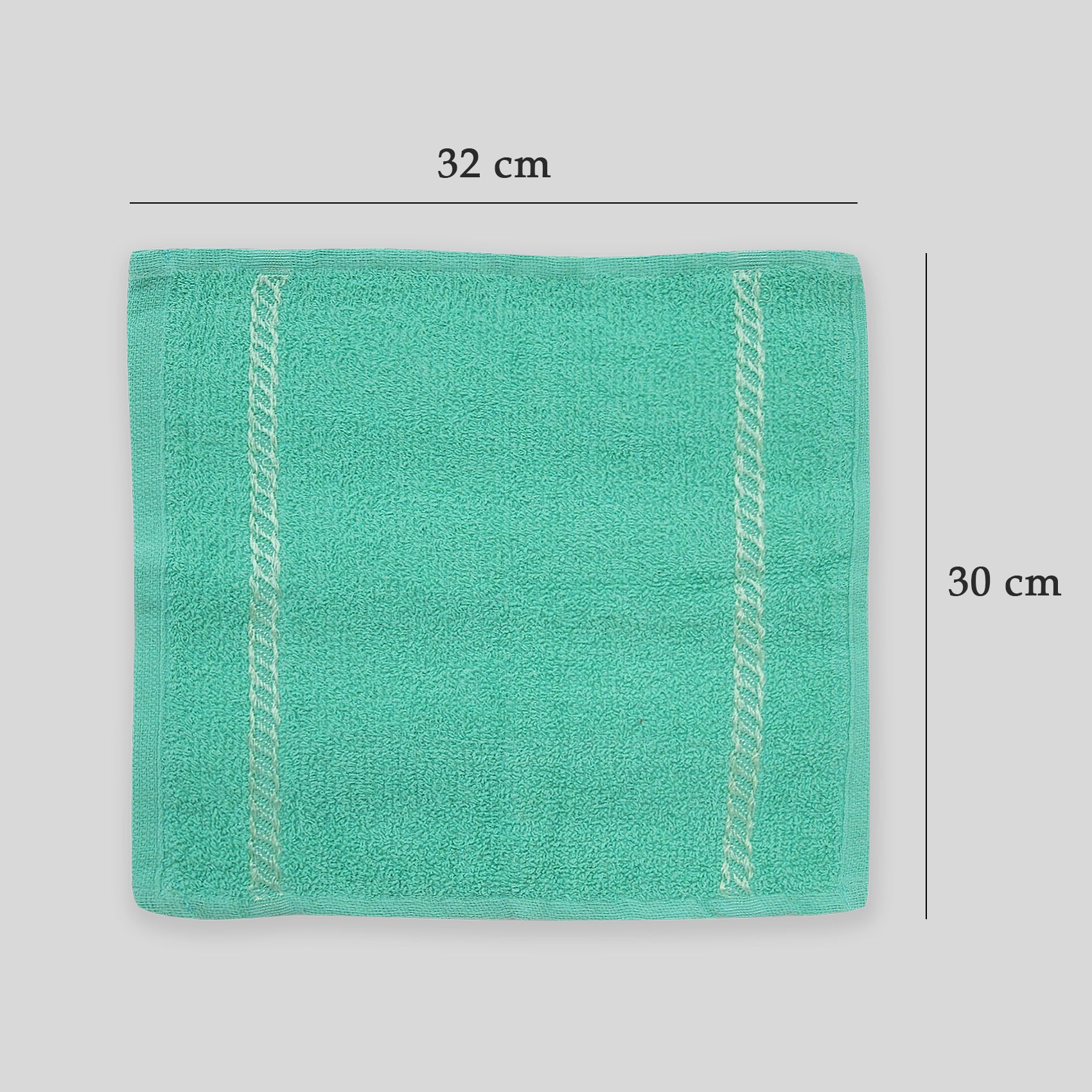 Toalla Facial Económica Para Viaje Ó Gimnasio 30cmx32cm Aguamarina