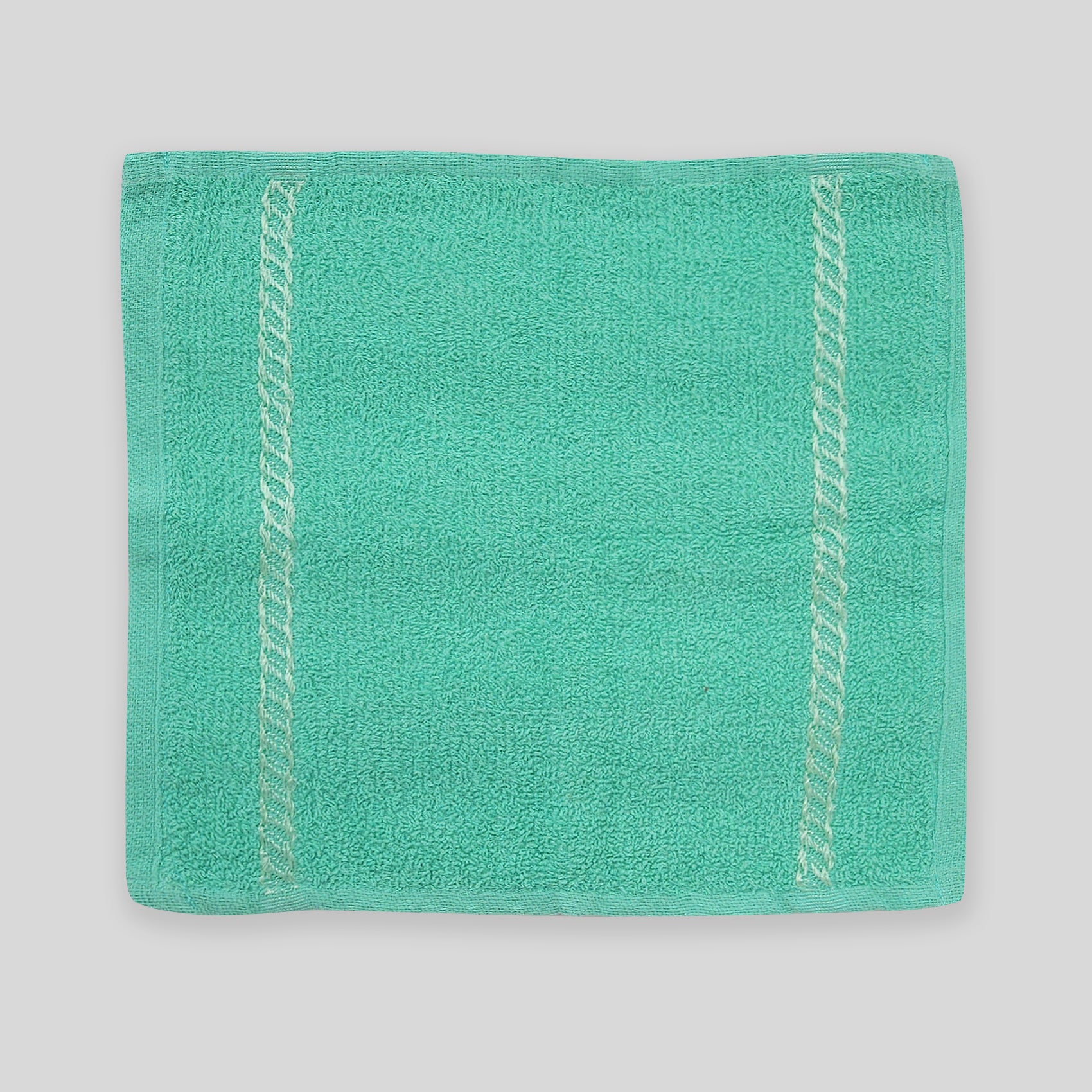 Toalla Facial Económica Para Viaje Ó Gimnasio 30cmx32cm Aguamarina