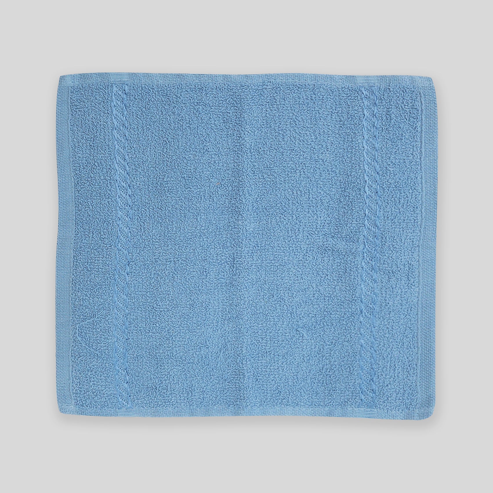 Toalla Facial Económica Para Viaje Ó Gimnasio 30cmx32cm Azul