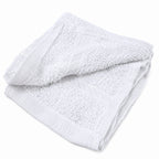 Toalla Facial Económica Para Viaje Ó Gimnasio 30cmx32cm Blanco