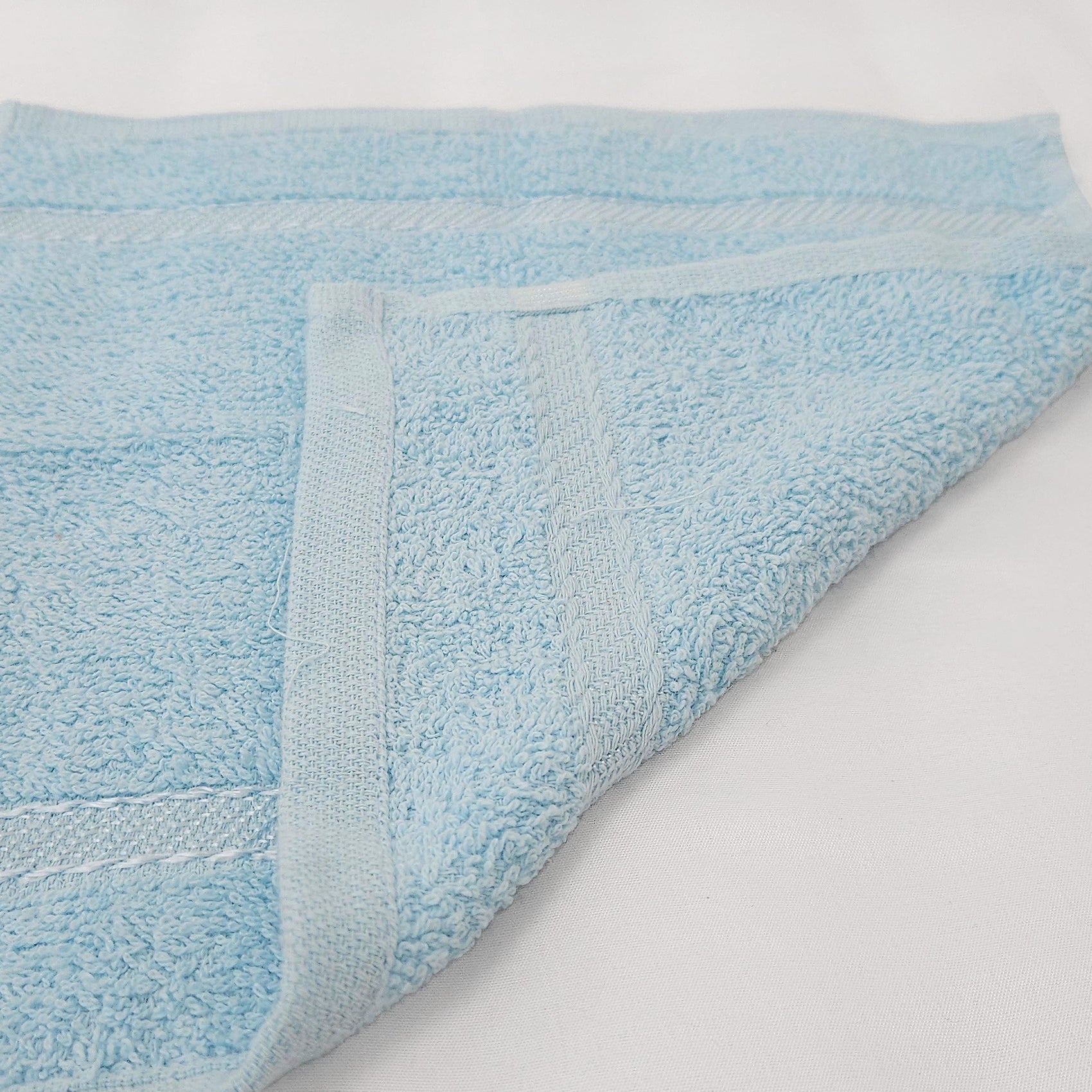 Toalla Facial Económica Para Viaje Ó Gimnasio 30cmx32cm Celeste