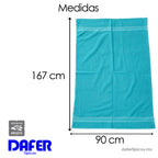 Toalla Absorbente De Baño Poliéster 167cmx90.5cm Celeste