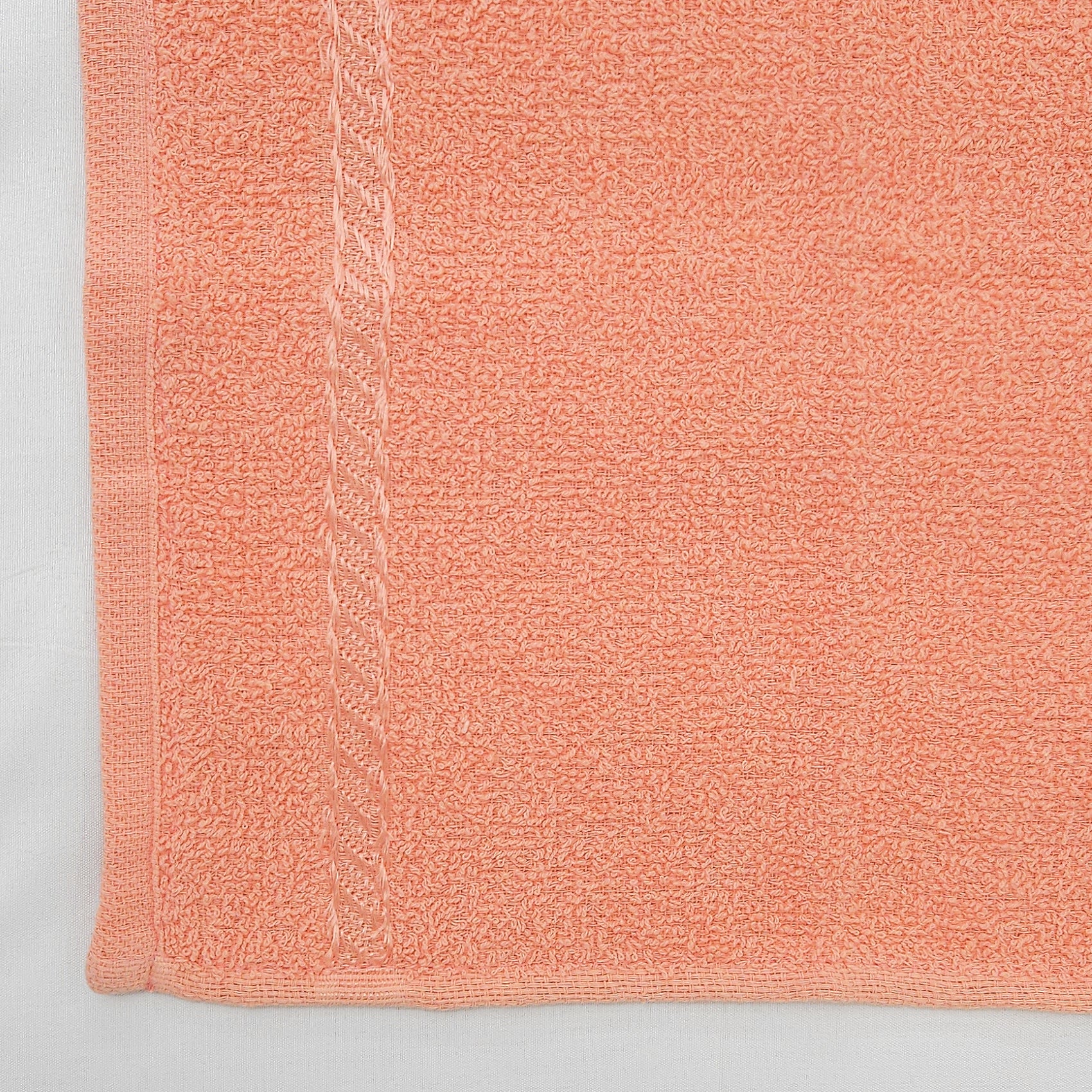 Toalla Facial Económica Para Viaje Ó Gimnasio 30cmx32cm Salmon