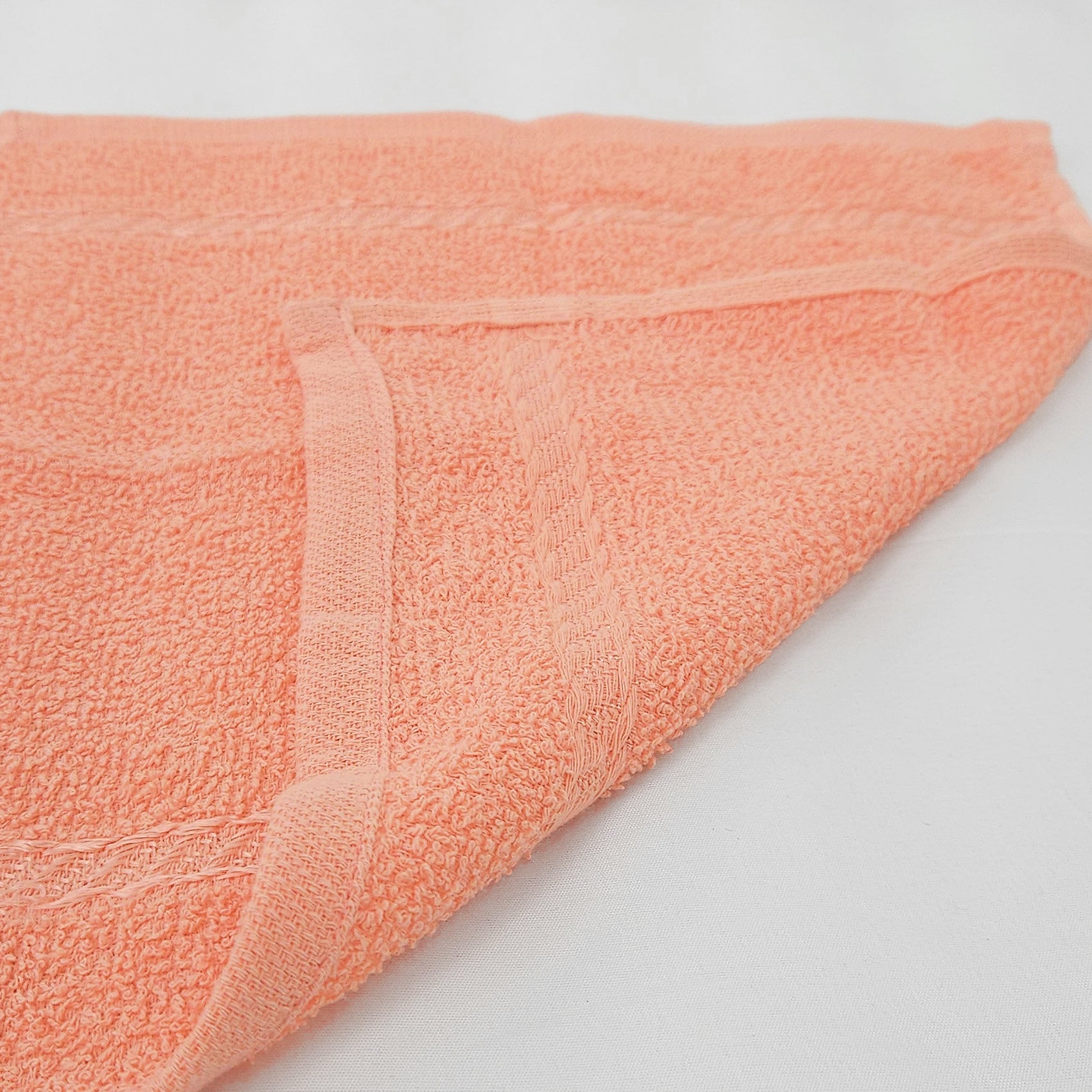 Toalla Facial Económica Para Viaje Ó Gimnasio 30cmx32cm Salmon
