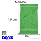Toalla Absorbente De Baño Poliéster 167cmx90.5cm Verde