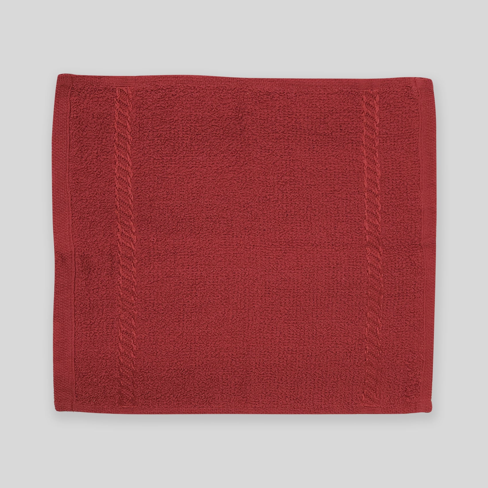 Toalla Facial Económica Para Viaje Ó Gimnasio 30cmx32cm Vino