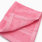 Toalla Facial Económica Para Viaje Ó Gimnasio 30cmx32cm Rosa
