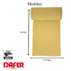 Rollo De Tela Domino 50% Algodón 30mx1.5m Marca Dafer® Amarillo