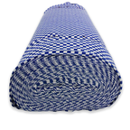 Rollo De Tela Domino 50% Algodón 30mx1.5m Marca Dafer® Azul