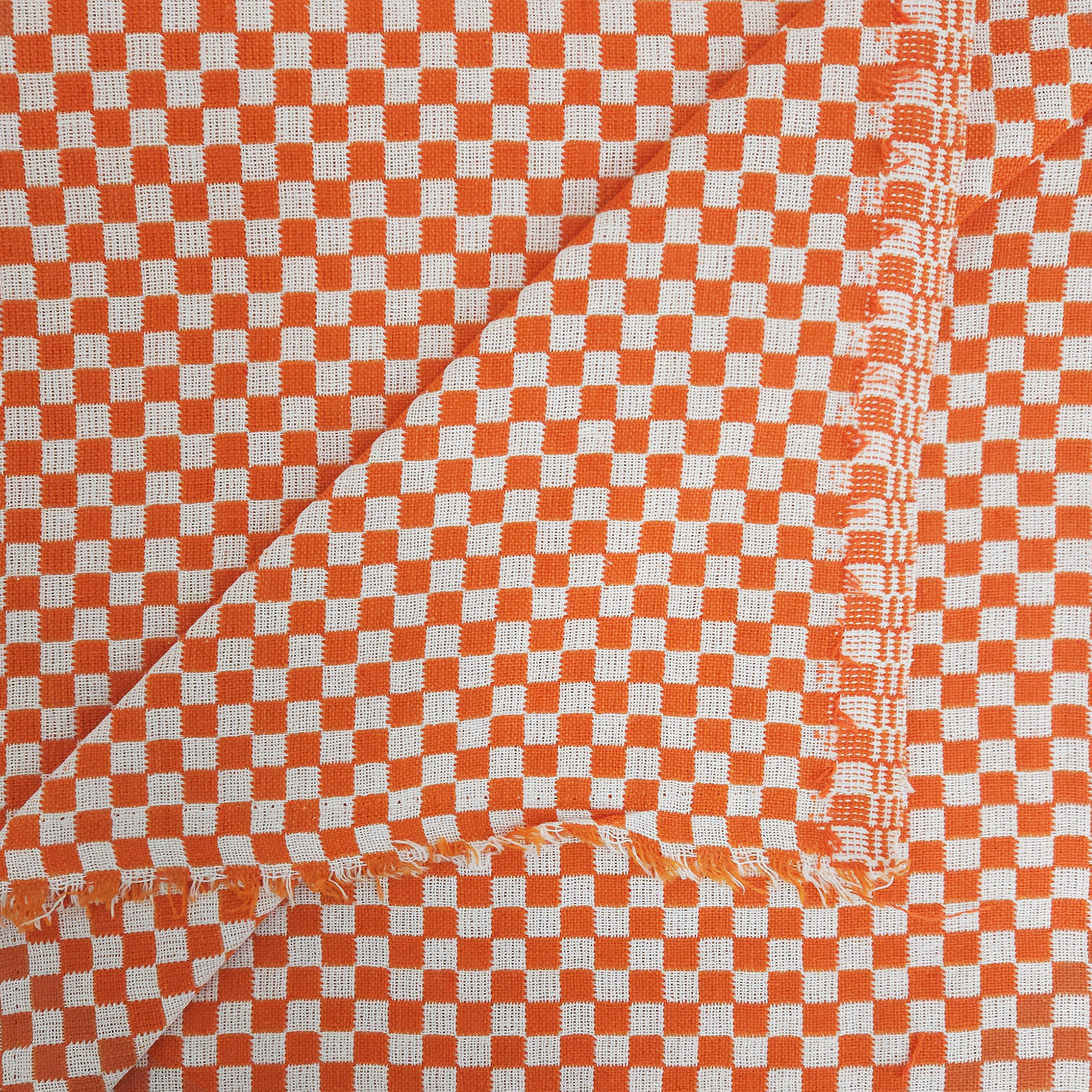 Rollo De Tela Domino 50% Algodón 30mx1.5m Marca Dafer® Naranja