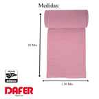 Rollo De Tela Domino 50% Algodón 30mx1.5m Marca Dafer® Rosa