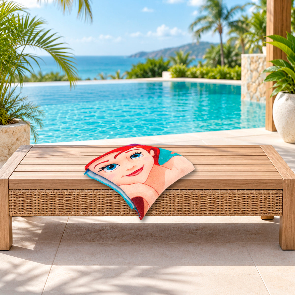 Toalla Jumbo 100x150cm Diseños Divertidos Providencia® La Sirenita