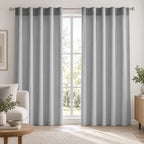 Set De Cortinas 2pz Cortas Viasoft 1.80mx1.18m Vianney® Gris