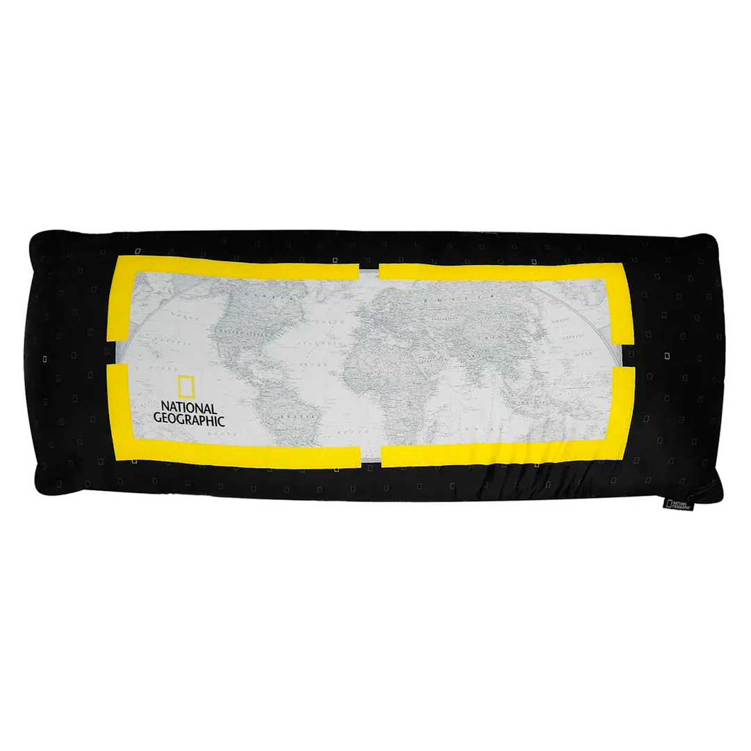 Almohada Súper Jumbo Ligera 120x50 Doble Vista Providencia® National Geographic Mapa