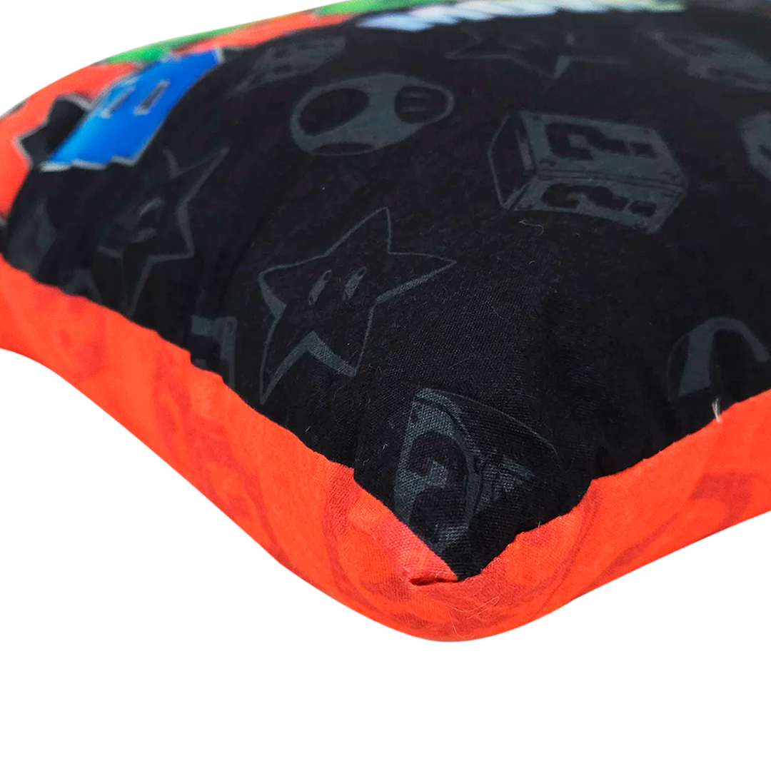 Almohada Súper Jumbo Ligera 120x50 Doble Vista Providencia® Mario Bros