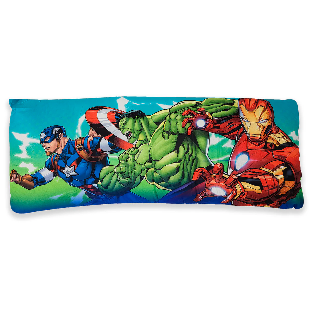 Almohada Súper Jumbo Ligera 120x50 Doble Vista Providencia® Avengers