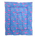 Tapete Estampado Y Acolchado Transportadora Para Mascota Ositos Corazones