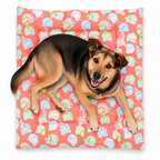 Tapete Estampado Y Acolchado Transportadora Para Mascota Ositos Rosa