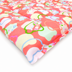 Tapete Estampado Y Acolchado Transportadora Para Mascota Ositos Rosa