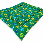 Tapete Estampado Y Acolchado Transportadora Para Mascota Mostritos