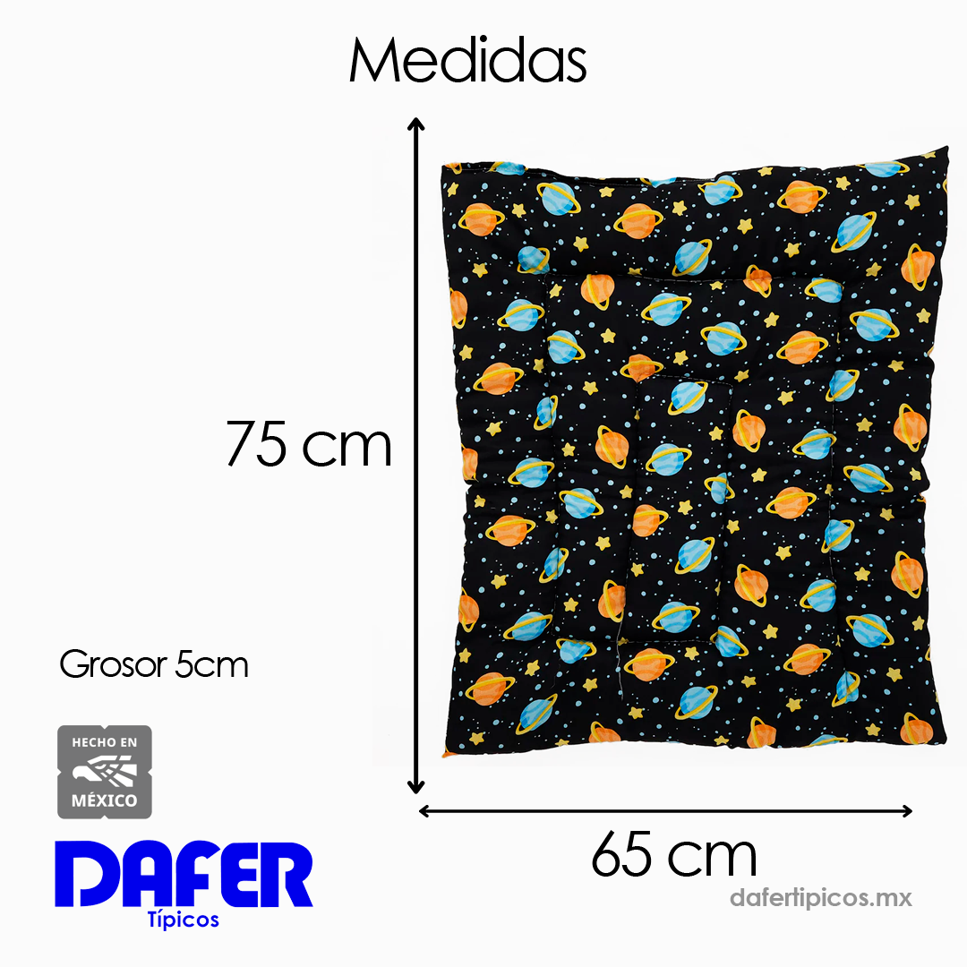 Tapete Estampado Y Acolchado Transportadora Para Mascota