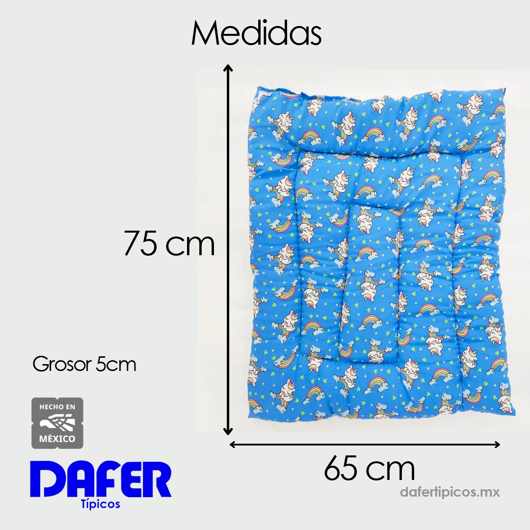 Tapete Estampado Y Acolchado Transportadora Para Mascota