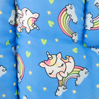 Tapete Estampado Y Acolchado Transportadora Para Mascota