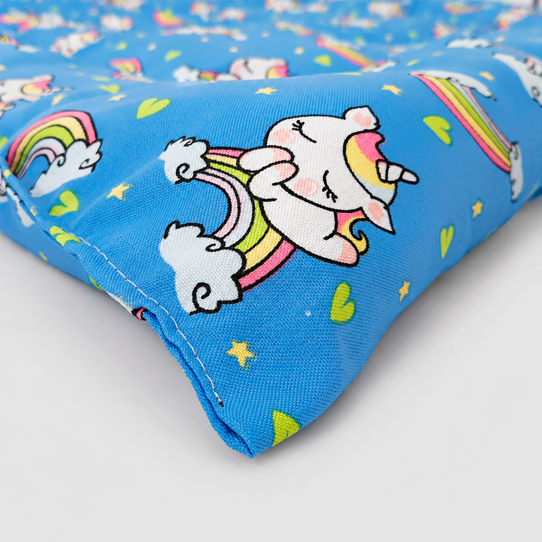 Tapete Estampado Y Acolchado Transportadora Para Mascota