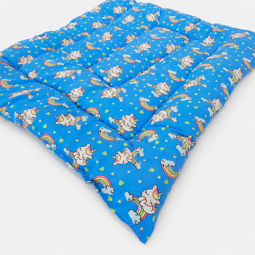 Tapete Estampado Y Acolchado Transportadora Para Mascota