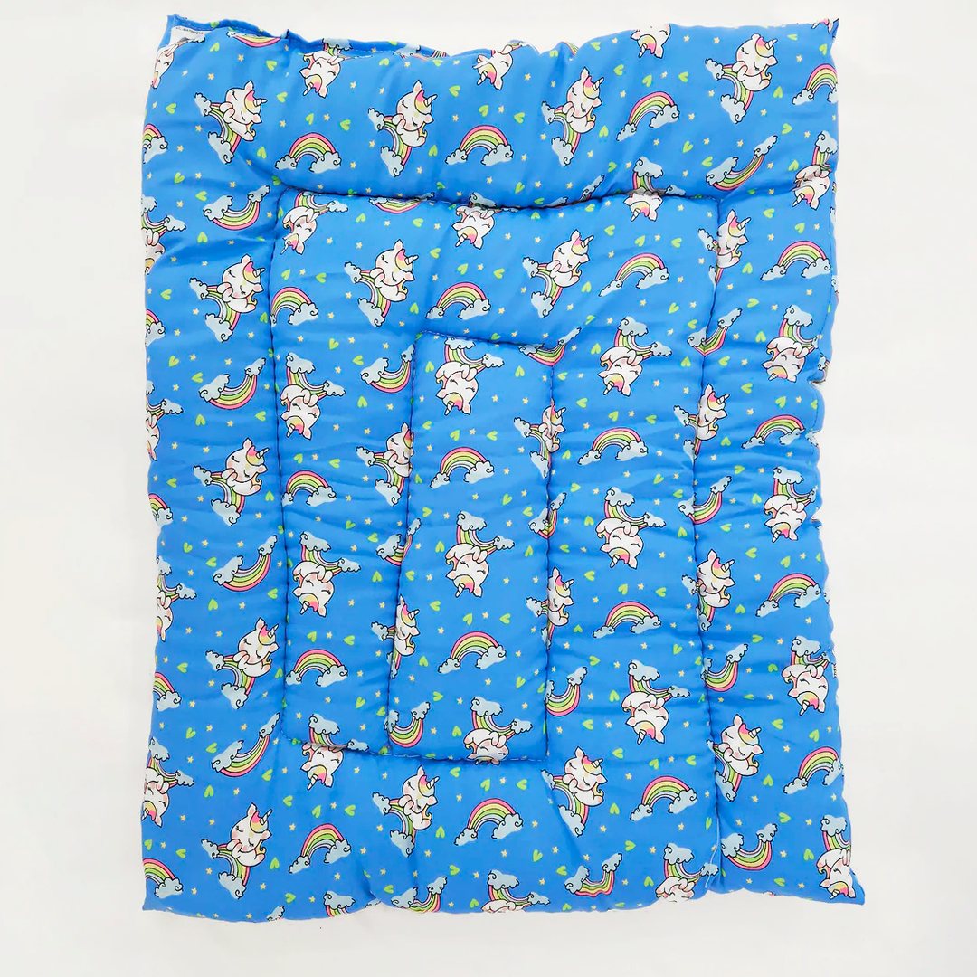 Tapete Estampado Y Acolchado Transportadora Para Mascota