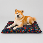 Tapete Estampado Y Acolchado Transportadora Para Mascota Huesitos