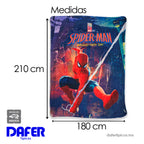 Cobertor Ligero Super Suave Matrimonial Diseños Providencia® Spiderman Brand New Day