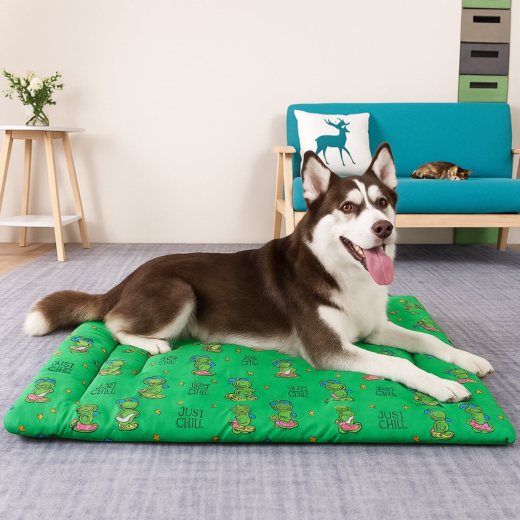 Tapete Cojín Transportadora Para Mascota DinoCool