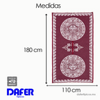 Jorongo Gaban Artesanal Mexicano Calendario Vino