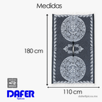 Jorongo Gaban Artesanal Mexicano Calendario Gris