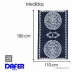 Jorongo Gaban Artesanal Mexicano Calendario Azul Oscuro