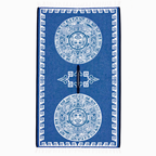 Jorongo Gaban Artesanal Mexicano Calendario Azul