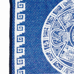 Jorongo Gaban Artesanal Mexicano Calendario Azul