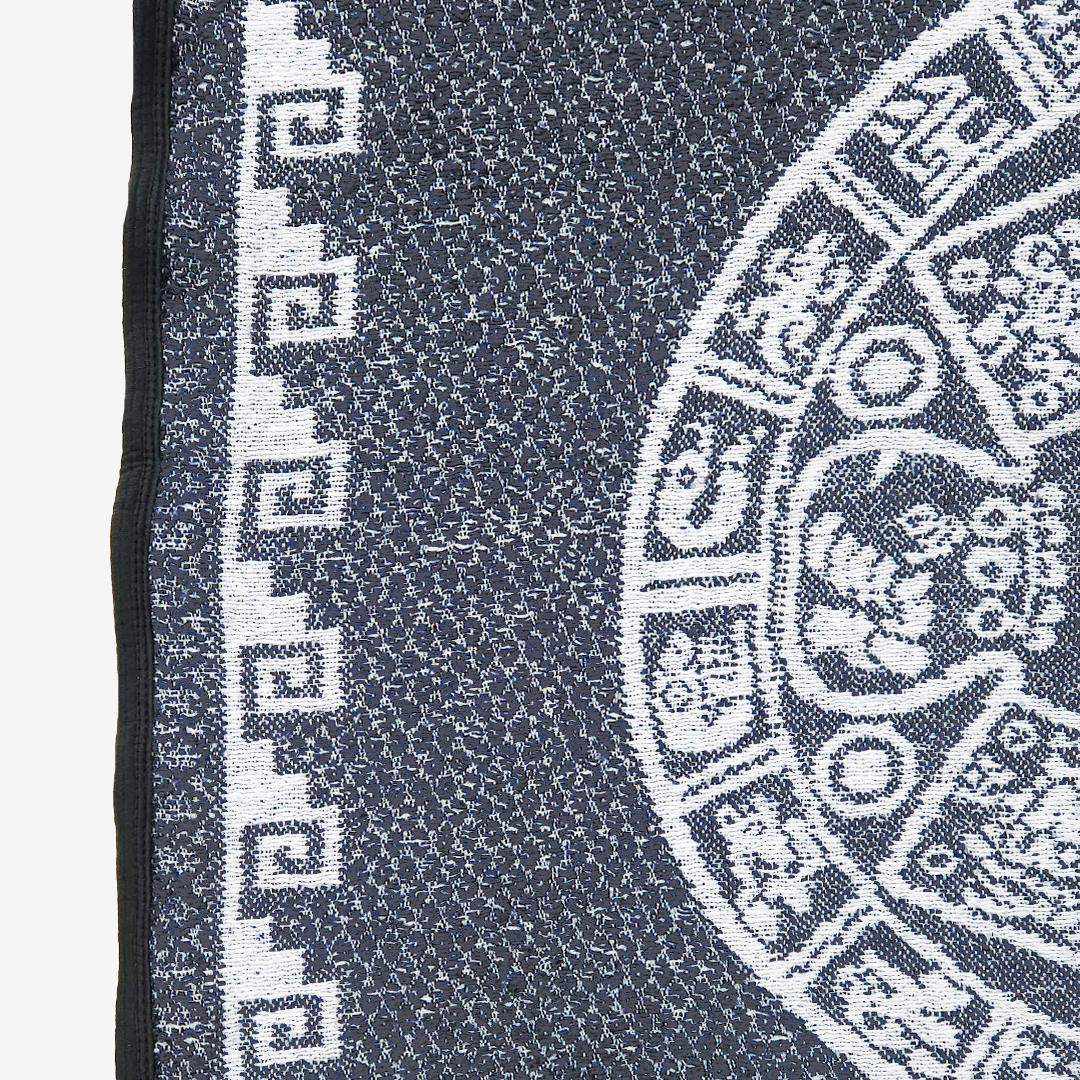 Jorongo Gaban Artesanal Mexicano Calendario Gris