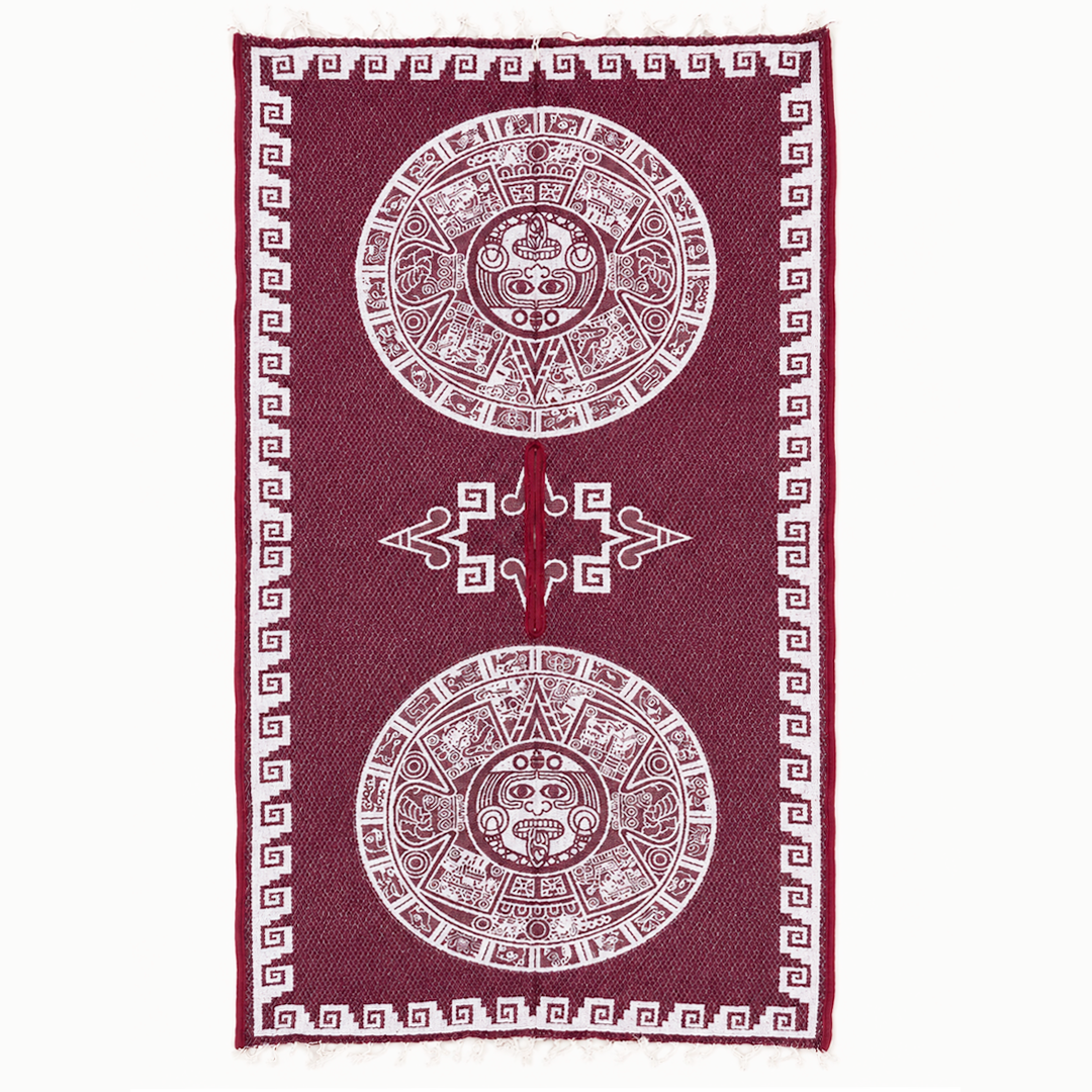 Jorongo Gaban Artesanal Mexicano Calendario Vino