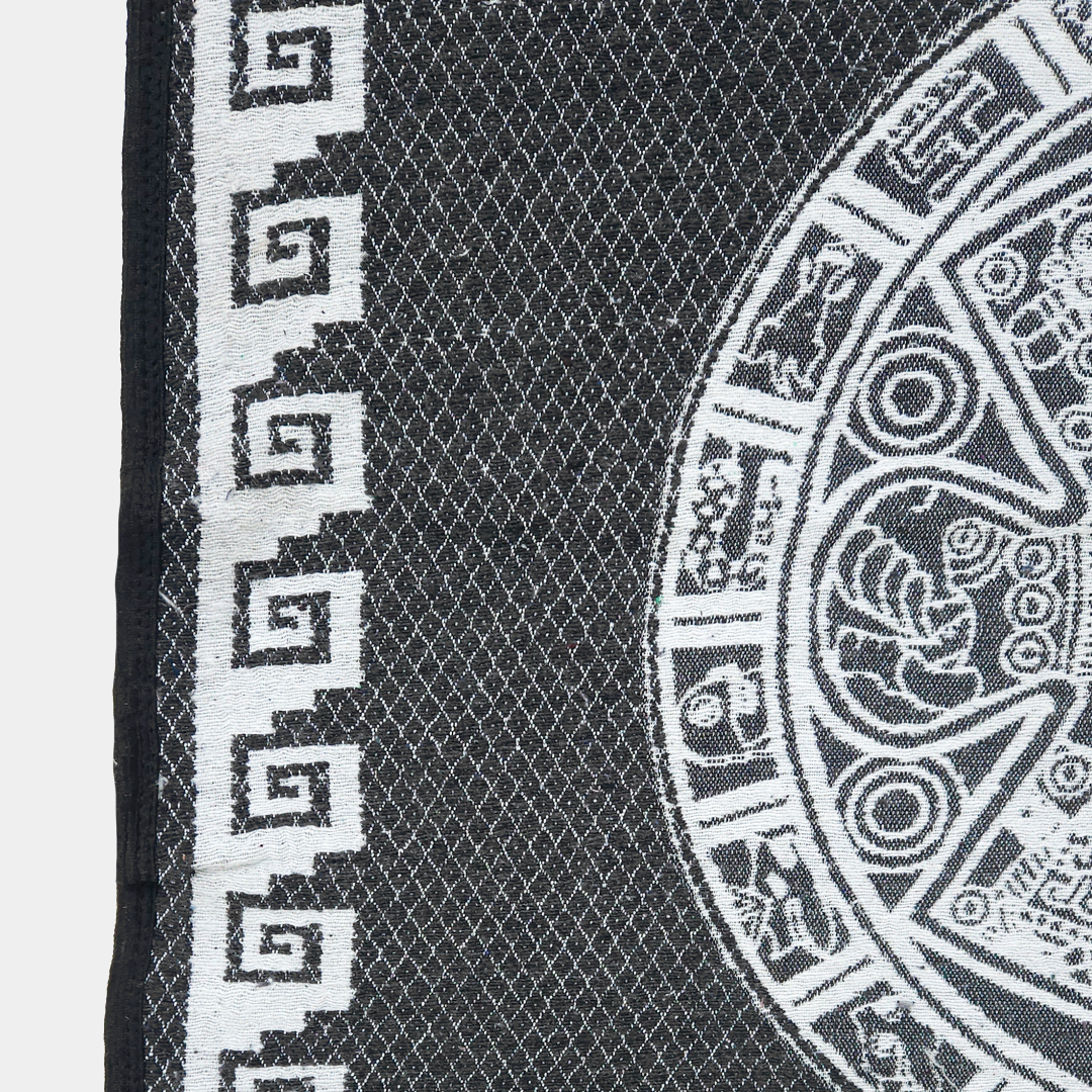 Jorongo Gaban Artesanal Mexicano Calendario Negro