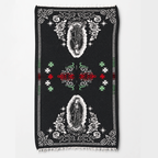 Jorongo Gaban Artesanal Mexicano Virgen Tricolor