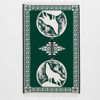 Jorongo Gaban Artesanal Mexicano Lobo Verde Oscuro
