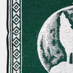 Jorongo Gaban Artesanal Mexicano Lobo Verde Oscuro