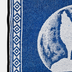 Jorongo Gaban Artesanal Mexicano Lobo Azul Oscuro